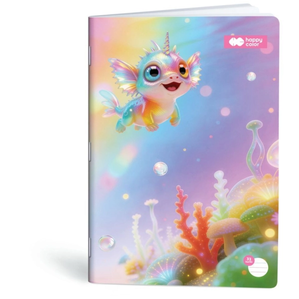 ZESZYT A4 32 = KOLOR AQUA CUTIES HAPPY COLOR