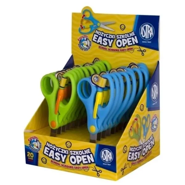 NOŻYCZKI SZKOLNE EASY OPEN ASTRA