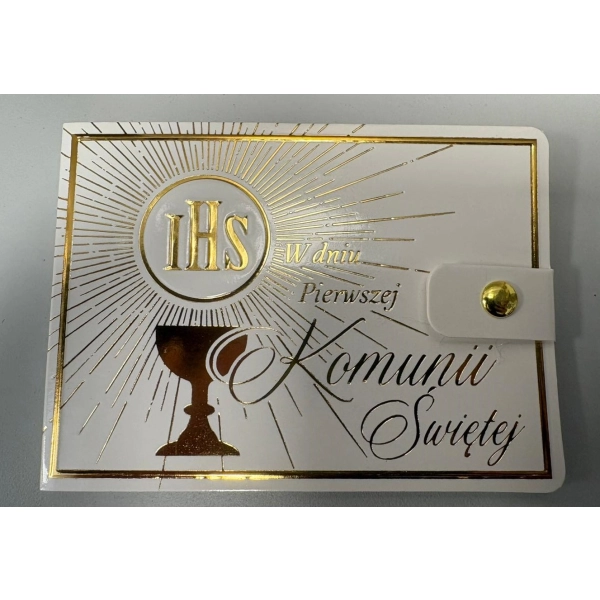 PORTFELIK PREZENTOWY NA BANKNOTY I KARTY KOMUNIA POR-027 KUKARTKA
