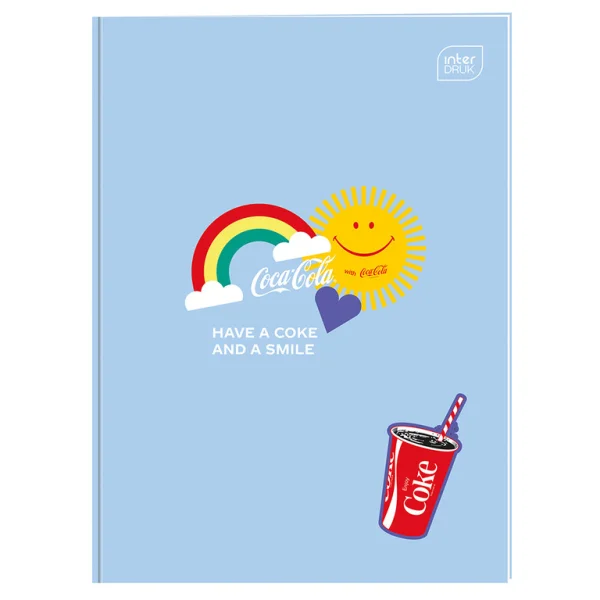 ZESZYT A4 32 = KOLOR MAT+UV COCA COLA INTERDRUK