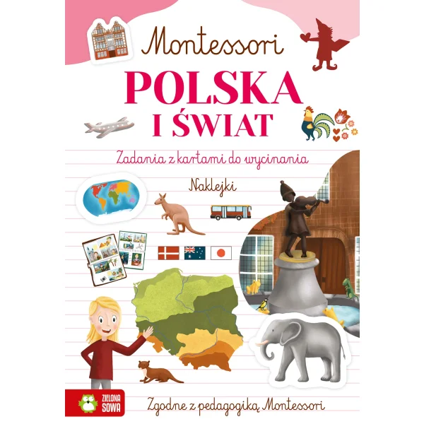 KSIĄŻECZKA MONTESSORI POLSKA I ŚWIAT ZIELONA SOWA