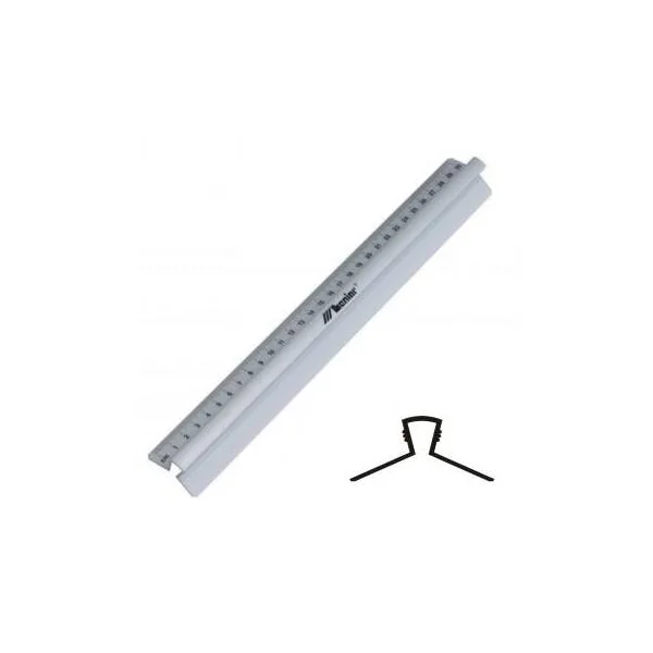 LINIJKA Z UCHWYTEM 15CM KT LENIAR