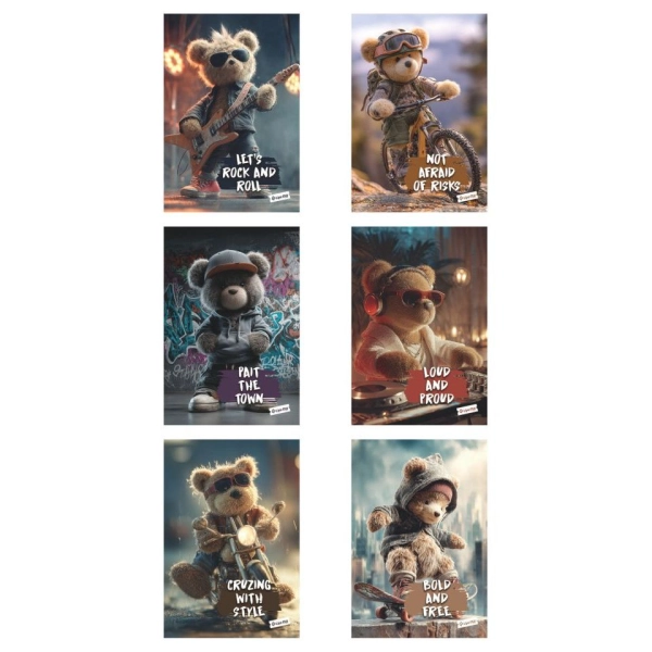 ZESZYT A4 40 # TEDDY BEAR MAR MAR