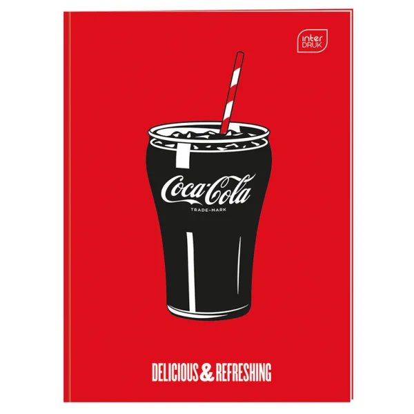 ZESZYT A4 32 = KOLOR MAT+UV COCA COLA INTERDRUK