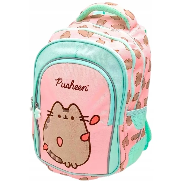 PLECAK 4-KOMOROWY PUSHEEN PINK BPL-58 ST.MAJEWSKI