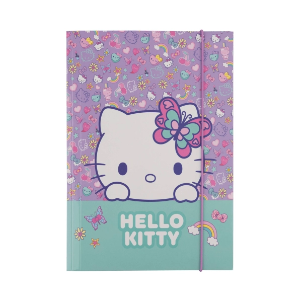 TECZKA Z GUMKĄ A4 HELLO KITTY PINK 1 WZÓR 1 COOLPACK