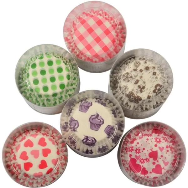 FOREMKI NA MUFFINKI KOLOR 100SZT FENIKS