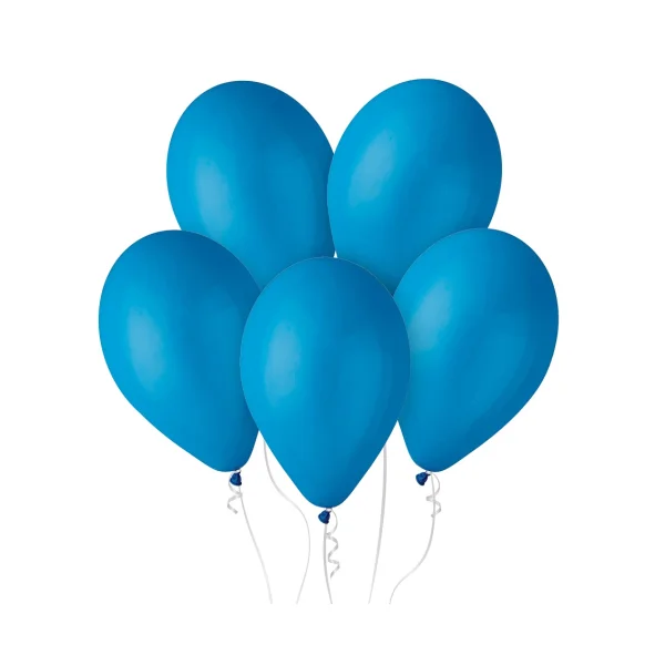 BALONY PASTEL 12" NIEBIESKIE WYSOKOŚĆ 30 CM 100 SZTUK GODAN