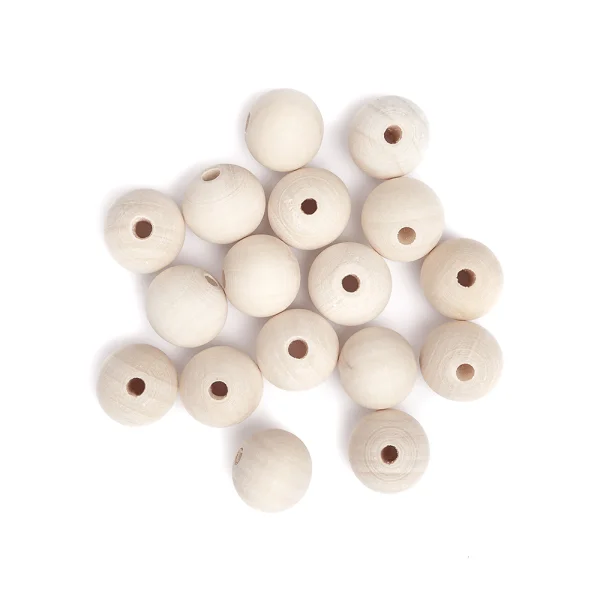 DREWNIANE KORALIKI KULKI 20MM GRKO-104 DP CRAFT