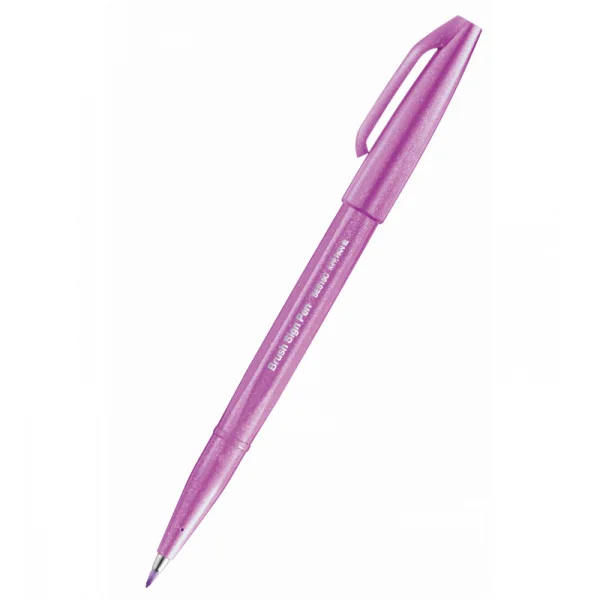 ZESTAW DO LITERNICTWA BRUSH SIGN PEN SES15 4 KOL PENTEL OWOCOWE POPISY