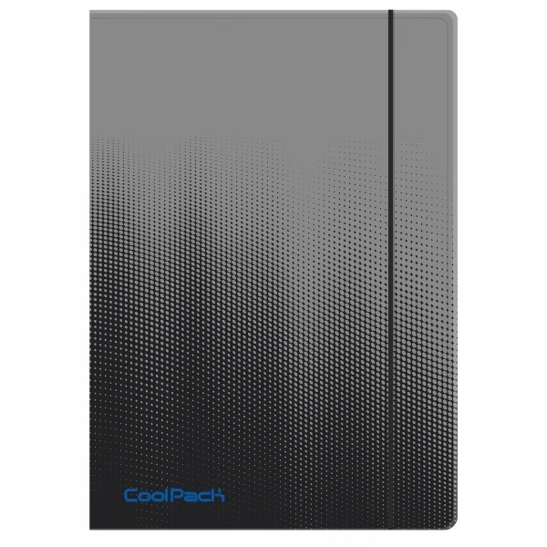 TECZKA A4 NA GUMKĘ GRADIENT GREY COOLPACK