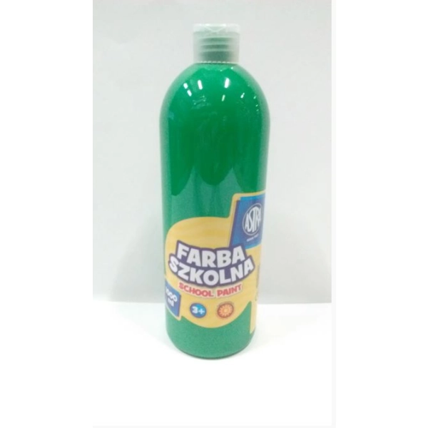 FARBA SZKOLNA 1000ML ASTRA ZIELONA JASNA
