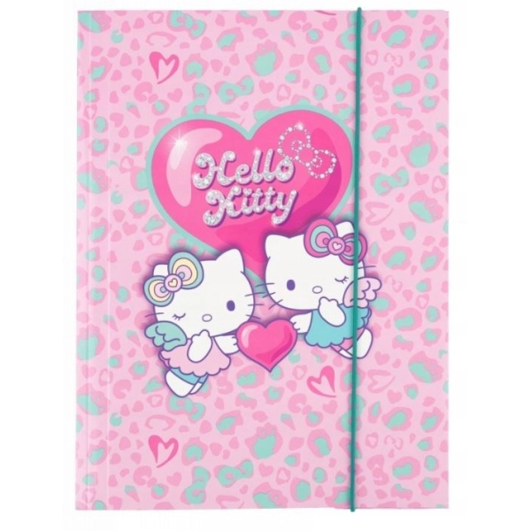 TECZKA Z GUMKĄ A4 HELLO KITTY WZÓR 3 COOLPACK