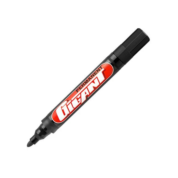 MARKER PERNAMENTNY GIGANT KAMET CZARNY OKRĄGŁY