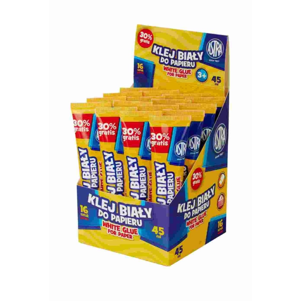 KLEJ BIAŁY DO PAPIERU 45ML ASTRA 5900263130047
