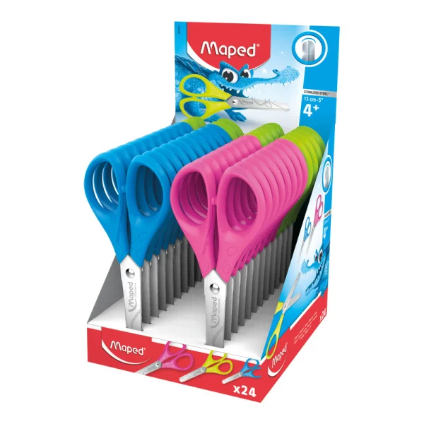 NOŻYCZKI SZKOLNE ESSENTIALS 13 CM 4+ MAPED