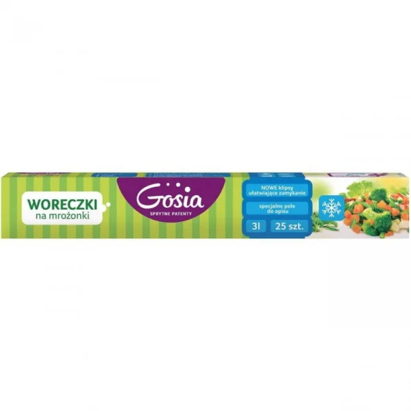 WORECZKI NA MROŻONKI 3L 25SZT GOSIA