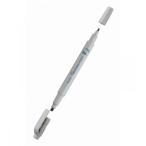 ZAKREŚLACZ DWUSTRONNY ILLUMINA FLEX PENTEL SLW11P SZARY