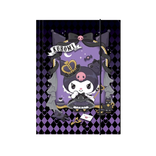 TECZKA Z GUMKĄ A4 KUROMI WZÓR 3 COOLPACK