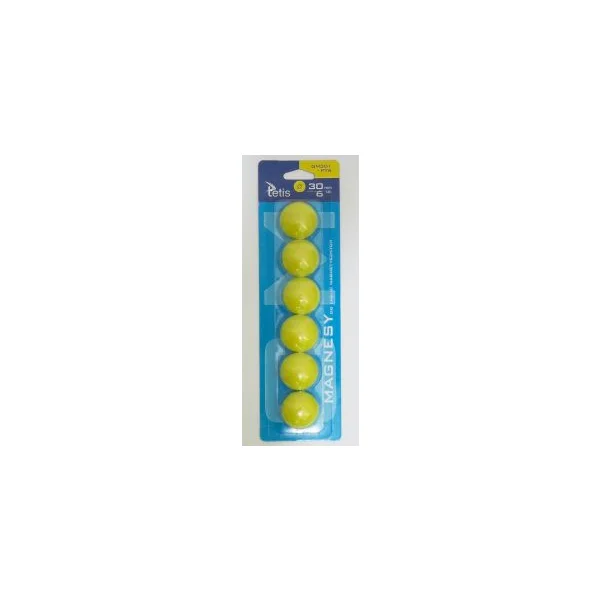 MAGNESY 30 MM 6 SZT GM301-PY6 TETIS