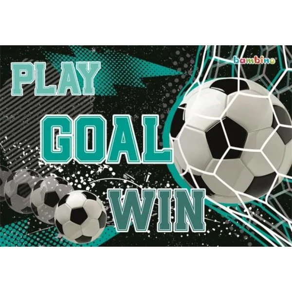 PODKŁAD NA BIURKO 55X38CM GOAL OBUSTRONNY BAMBINO