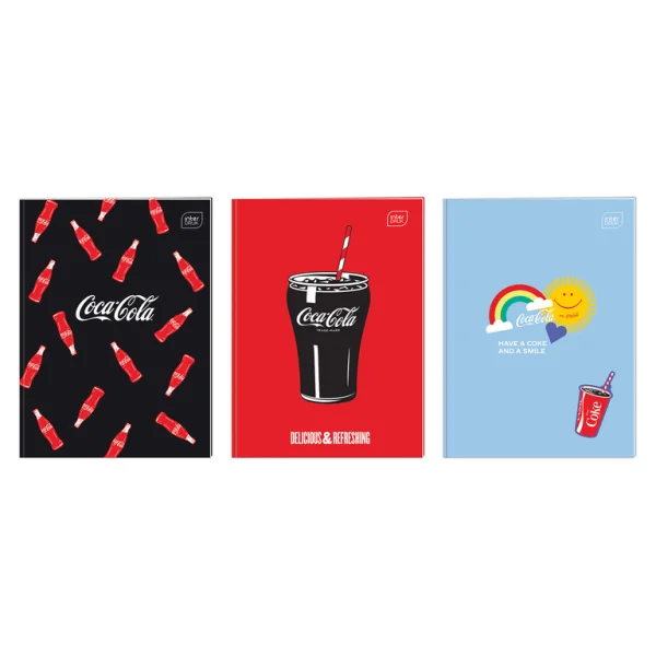 ZESZYT A4 32 = KOLOR MAT+UV COCA COLA INTERDRUK