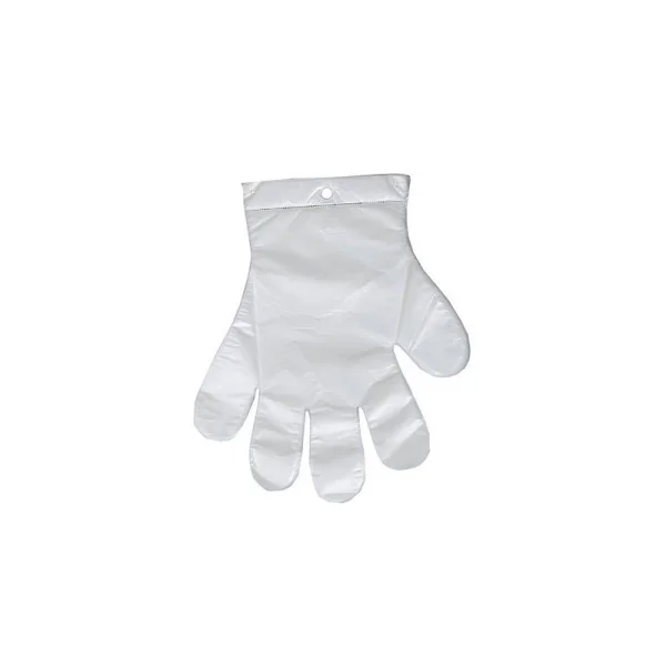 RĘKAWICE FOLIOWE PE Z ZAWIESZKĄ 100SZT PROTECTMEDICAL ROZMIAR L