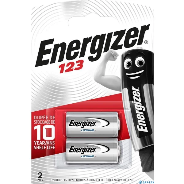 BATERIE ENERGIZER CR123A 2SZT