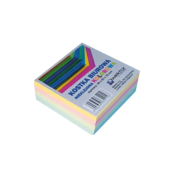 KOSTKA KOLOR NIEKLEJONA 85*85MM WEKTOR