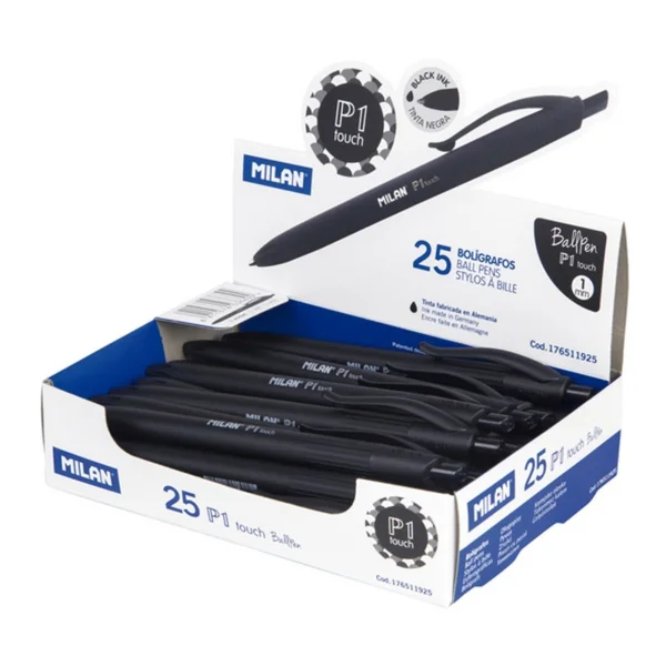 DŁUGOPIS P1 TOUCH CZARNY MILAN