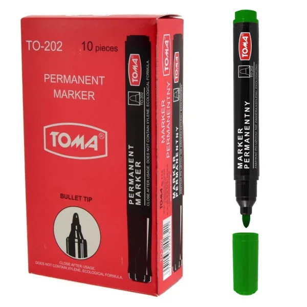 MARKER PERNAMENTNY TO-202 ZIELONY TOMA 5901133202413