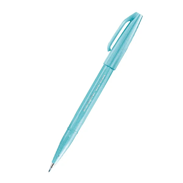 PISAK PĘDZELKOWY BRUSH SIGN PEN SES15C PENTEL PALE BLUE