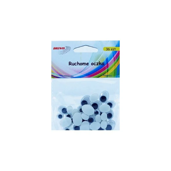 RUCHOME OCZKA SAMOPRZYLEPNE OWALNE RO05 BREWIS