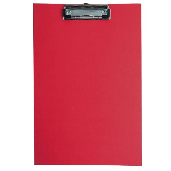 DESKA CLIPBOARD A4 PVC D.RECT RED