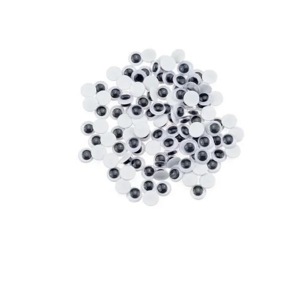 APLIKACJE OCZY SAMOPRZYLEPNE 8MM 120SZT RO2 BREWIS