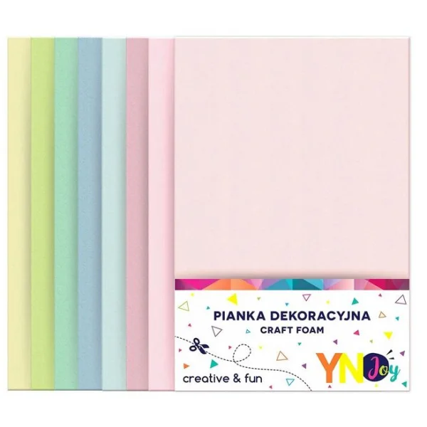 PIANKA DEKORACYJNA 8SZT PASTEL INTERDRUK