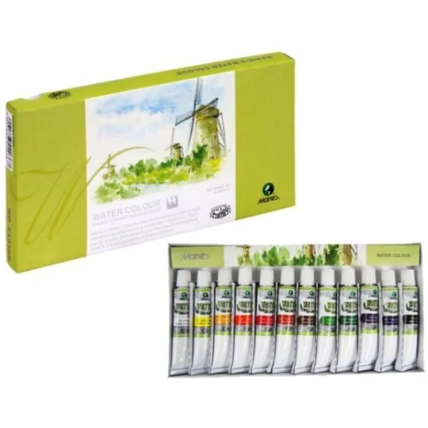 FARBY AKWARELOWE 12 KOLORÓW 12ML E1336B 6901893220367