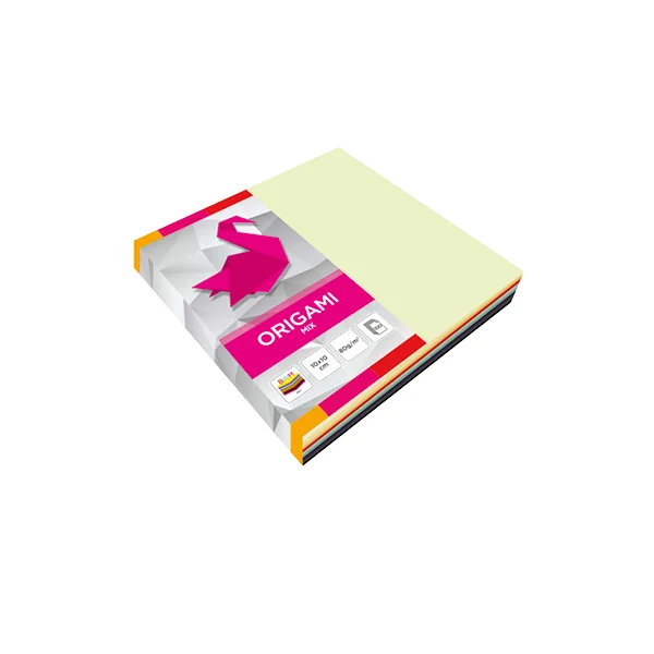 PAPIER DO ORIGAMI MIX 100 10X10 INTERDRUK