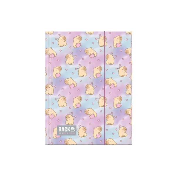 TECZKA Z GUMKĄ A4 KAPIBARY BACKUP 8 A 04