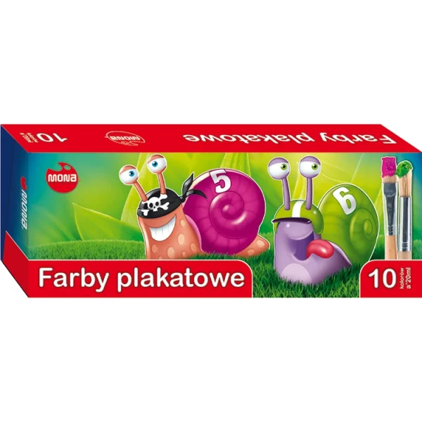 FARBY PLAKATOWE 10KOL MONA MAJEWSKI