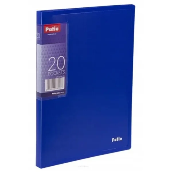 TECZKA OFERTOWA A5 20 PATIO CLEAR BOOK CASE NIEBIESKA