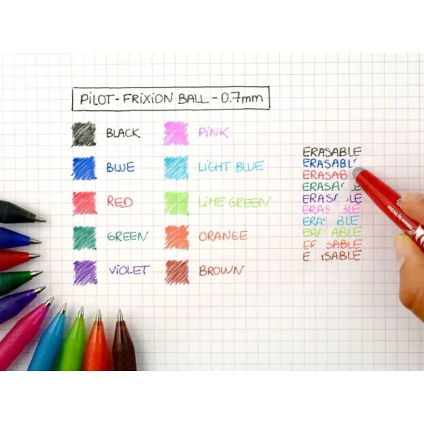DŁUGOPIS PILOT FRIXION 0,7 BLACK