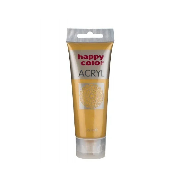 FARBA AKRYLOWA 75ML ZŁOTA HAPPY COLOR